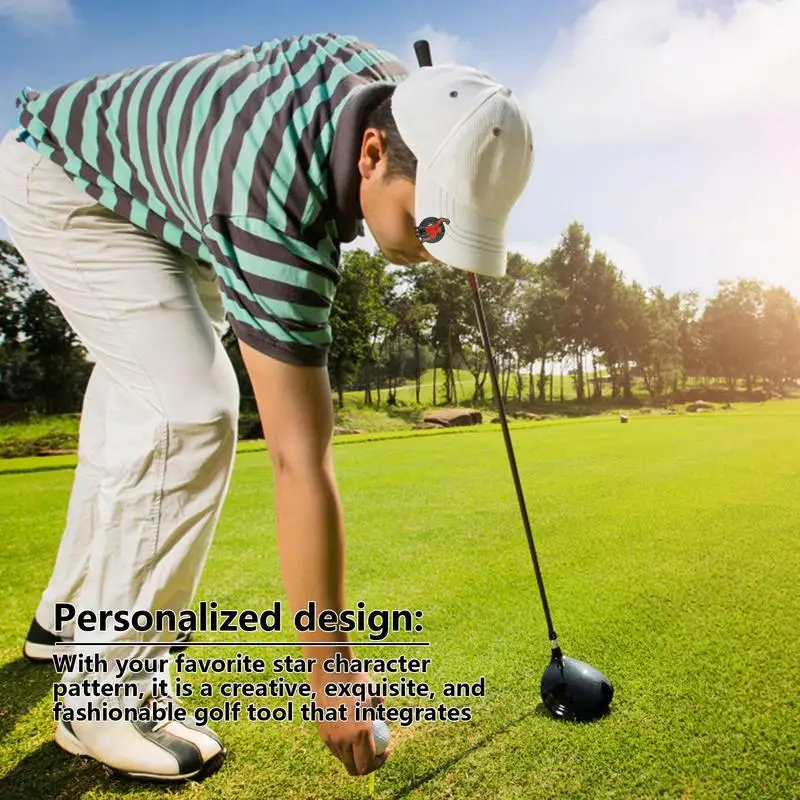 Golf Ball Mark Alloy Multicolor Tiger Green Jacket Marker Woods Mark Golf Ball Position Green Hat Clip Clip