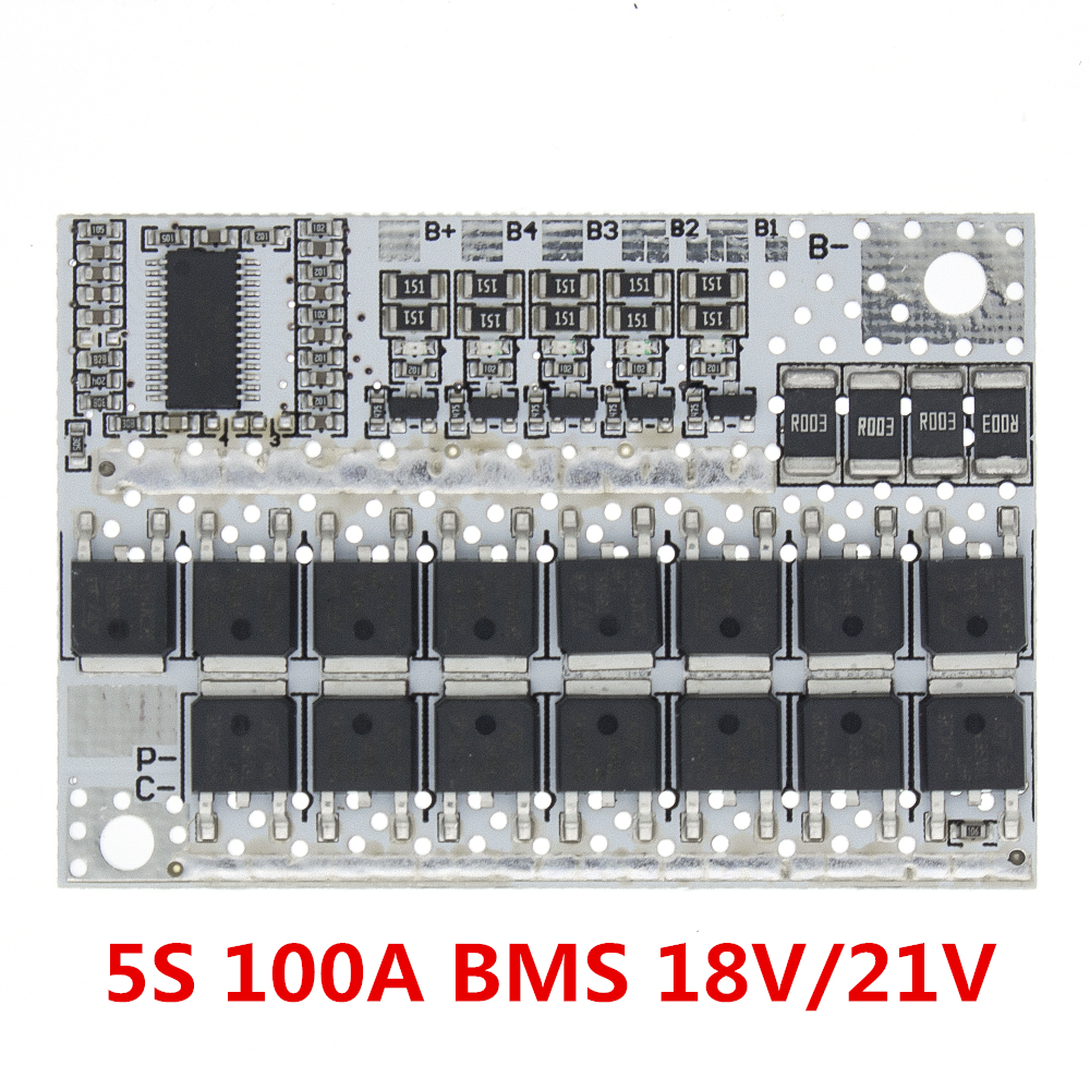 100A 5S BMS LMO/LiFePO4 LiFe Battery Protection Circuit Board Balance Integrated Circuits