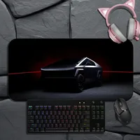 T-Tesla C-Cybertruck  mousepad Non-slip Lockedge Office Student Gaming Thickened Large Writing Pad Cushion 2