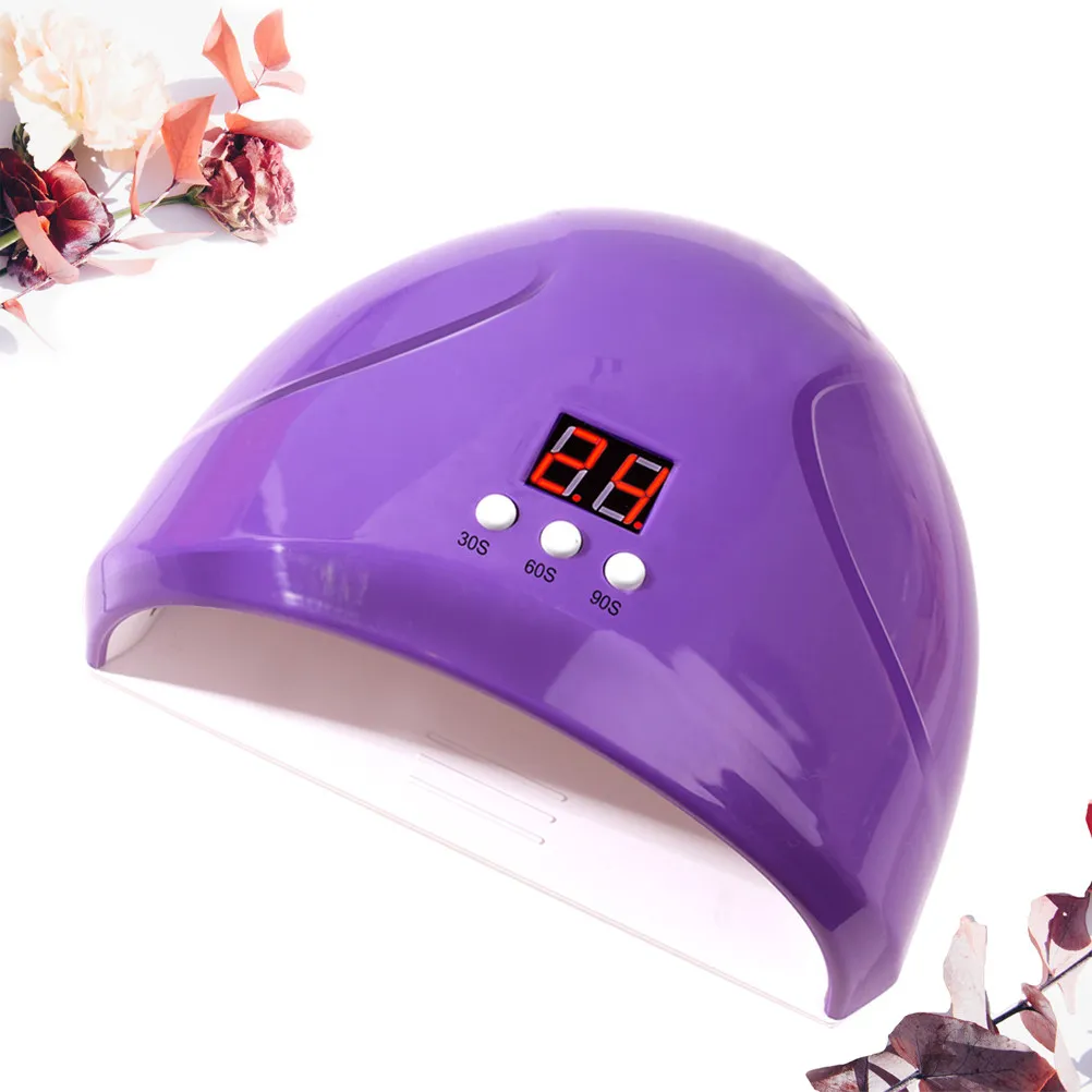 12 LED 36W UV 네일 드라이어 머신, 스마트 센서 자동 시작/정지 기능, 3가지 타이머 설정, LCD 디스플레이, 젤 연장 및 LED 글루용