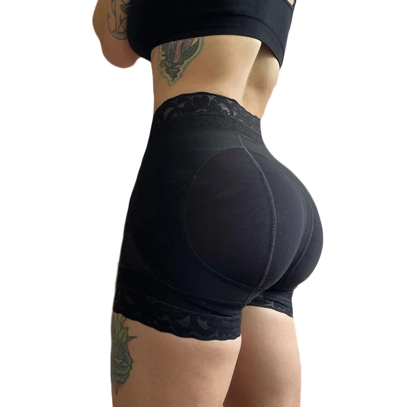 Postpartum Recovery Slimming Fajas Lace Butt Lifter Waist Guitar Short BBL  Front Closure for Compression Adjustment