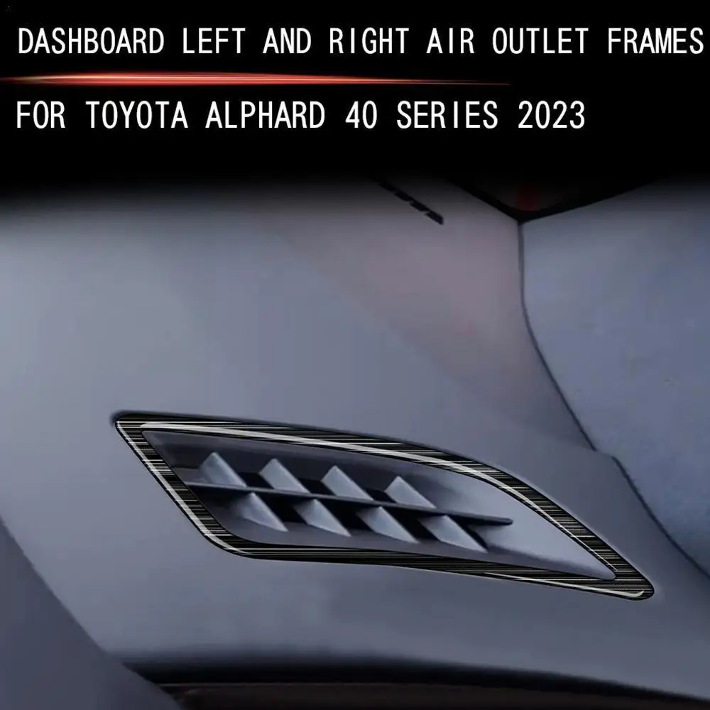 

Наклейка на решетку вентиляционного отверстия для Toyota ALPHARD/VELLFIRE 40 серии 2023 + рамка на воздуховод аксессуары для интерьера S1M3