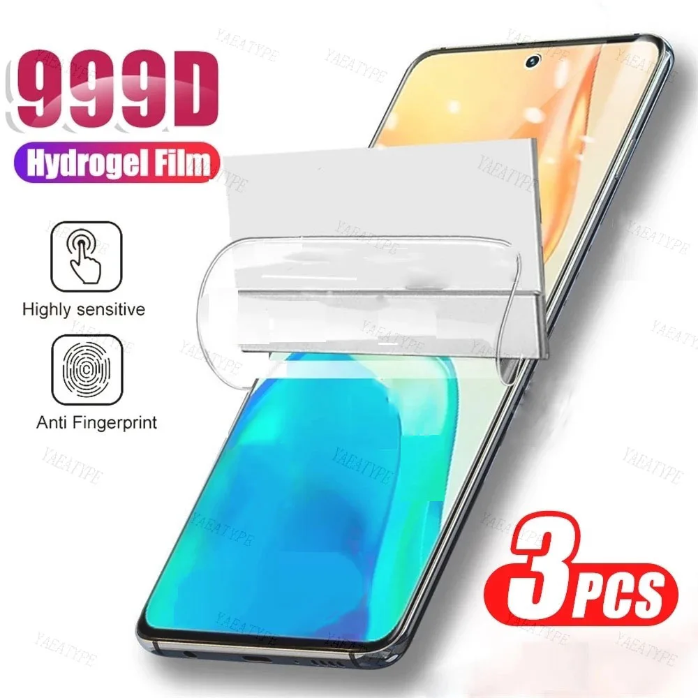 

3Pcs Hydrogel Film For Vivo Y21S Y31 Y21 Y20 Y20S Y20i Y53S Y33S Y12S Y11S Screen Protector