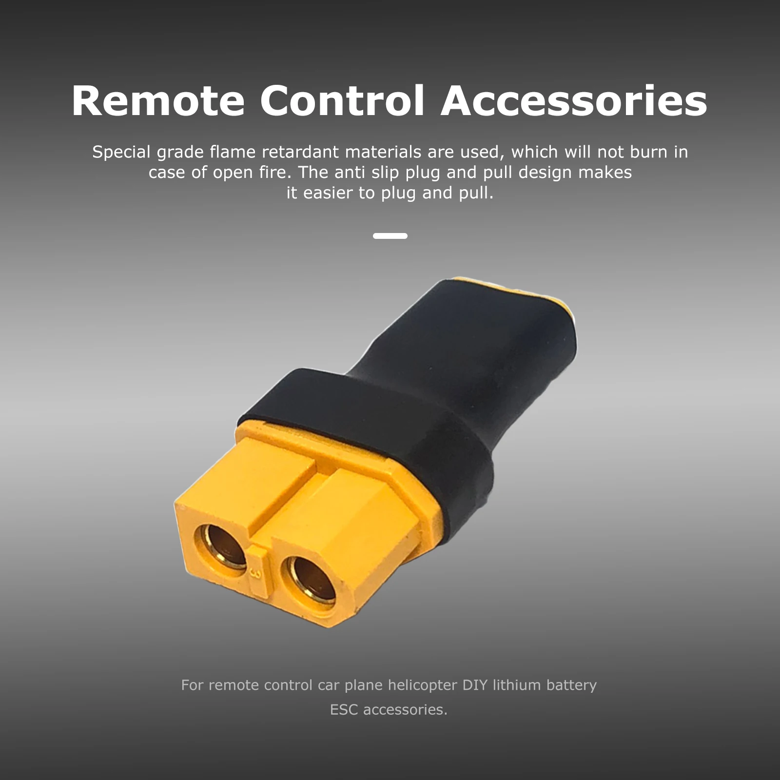 Plastic Parallel Adapter DIY Accessories XT60 To XT30 Parallel Adapter Converter RC Parts Plug Converter for Lithium Battery ESC