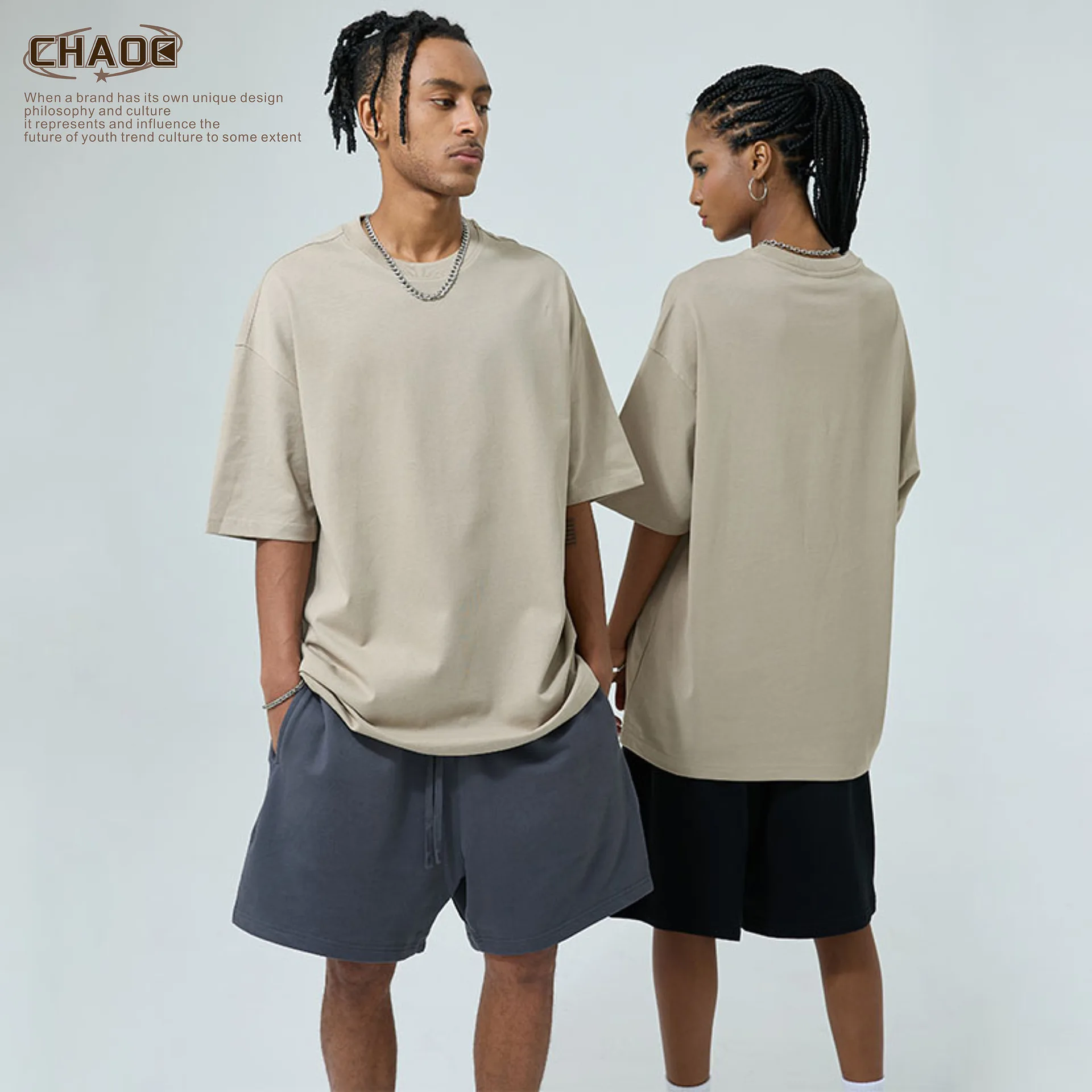 

New Arrival Black T-shirt with Round Collar for Men, Loose Fit Cotton Top, Summer 2024 Brand Short Sleeve Shirt