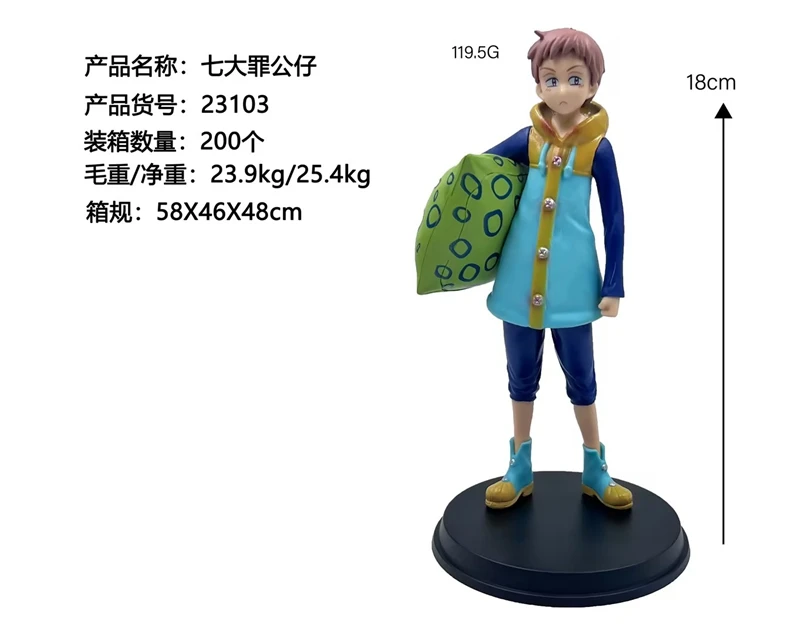 Compre Os Sete Pecados Capitais Proibição Anime Figura Julgamento do Dragão  Meliodas Figura de Ação Brinquedos Modelo Colecionáveis barato — frete  grátis, avaliações reais com fotos — Joom