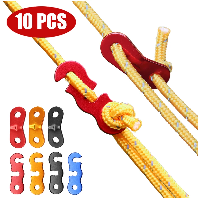 TENTE DE PLAGE Boucle Corde à Vent Tente Portable Tente Crochet Tente Bâche We EUR 7,13