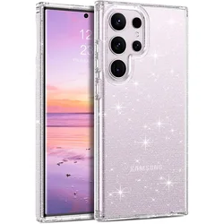 Sparkling Clear Glitter Phone Cover - S21 Plus
