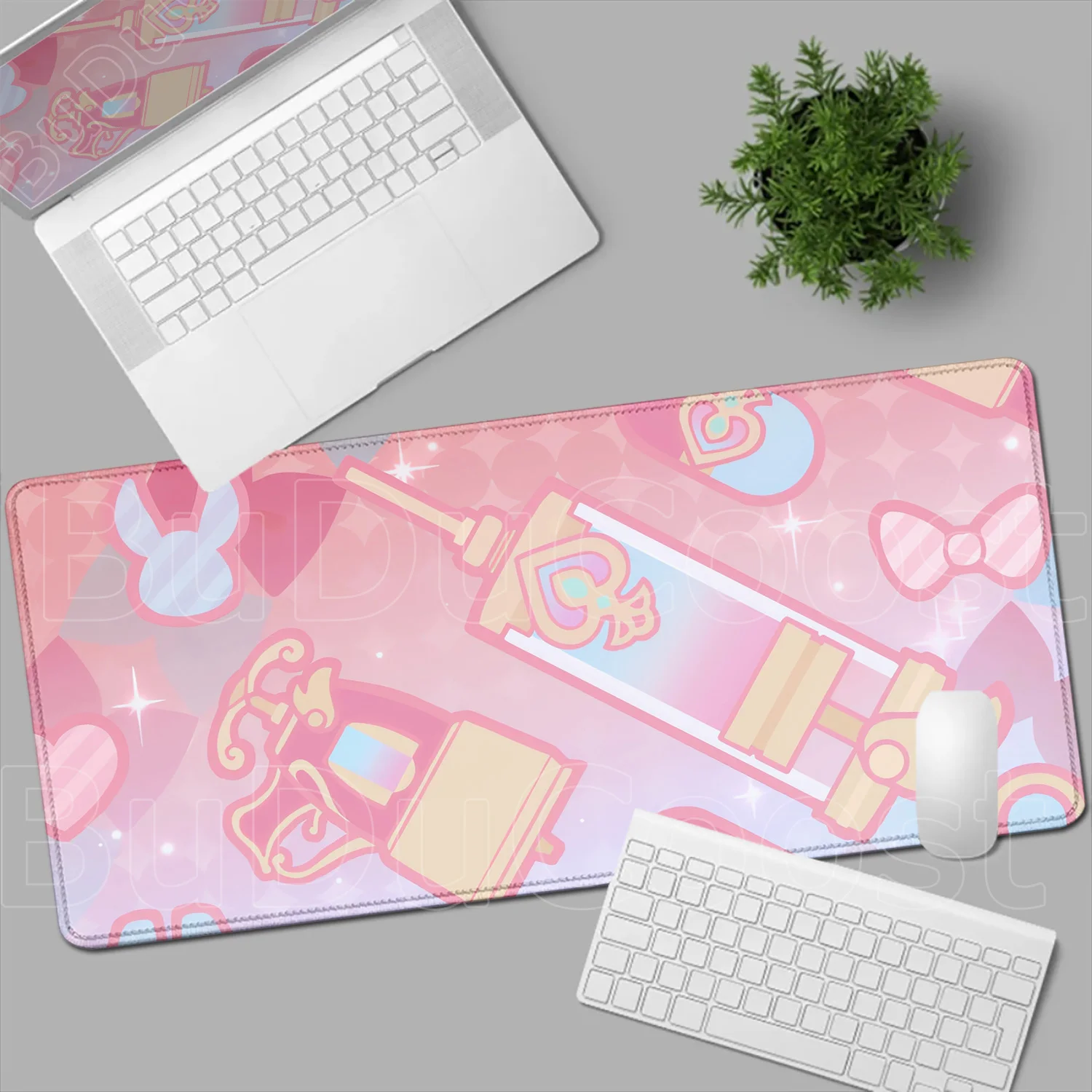 Gamer's Deluxe Edge-Locked Mouse Pad Featuring Iconic Genshin Impact Characters