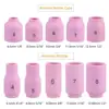 49pcs TIG Welding Stubby Gas Lens Consumables Accessory for WP17/18/26 2