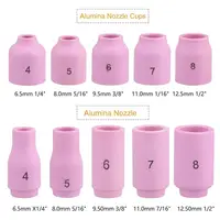 49pcs TIG Welding Stubby Gas Lens Consumables Accessory for WP17/18/26 2