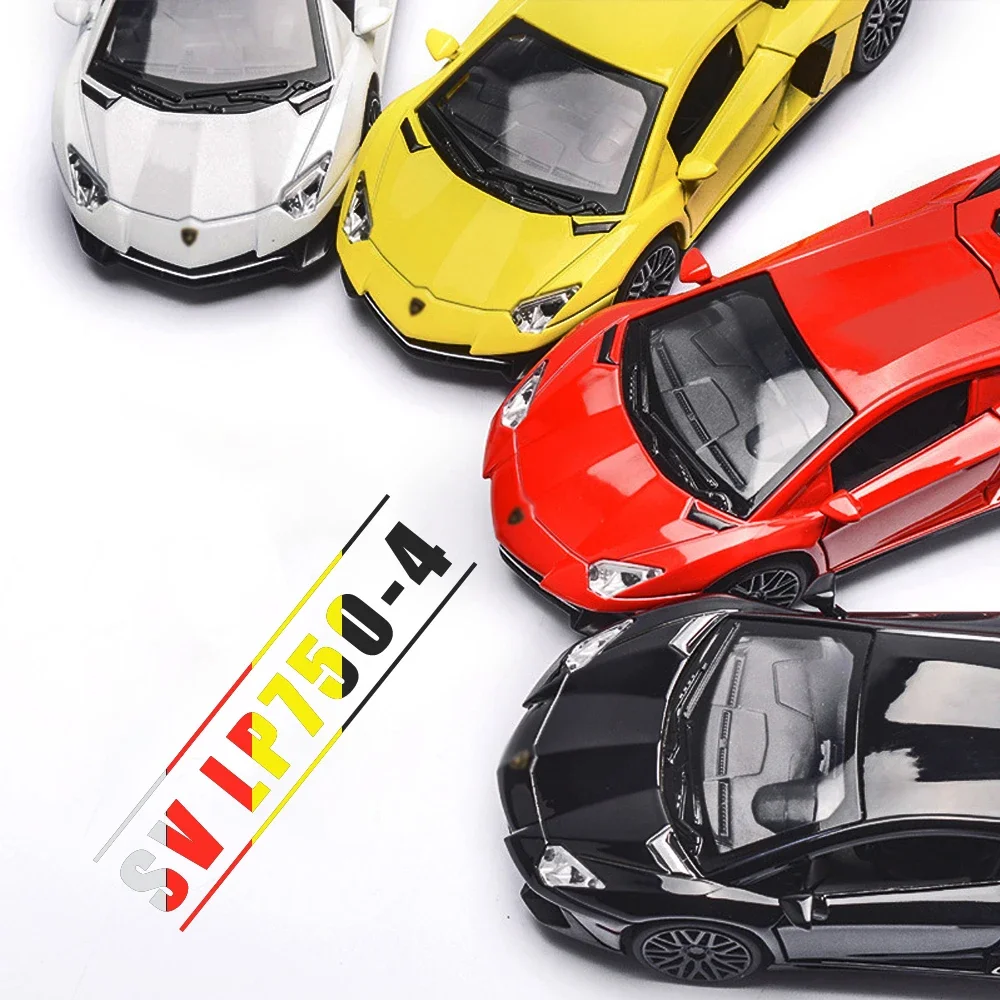 1:32 Lamborghini Aventador LP750-4 LP770-4 Metal Diecast Alloy Kids Toy Cars Models Trucks For Boys Toys Vehicles Collection 2