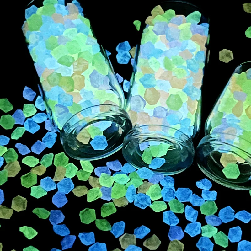 1000pcs Luminous Stones Glow In Dark Fish Tank Pebbles For Home Garden Aquarium Decoration Microlandscape Plant Pot Decor Rocks glow stones,decorative stones,artificial stones