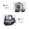 4 inches Milling indexing head rotary table three-jaw chuck universal indexing plate rotating vertical horizontal manual 3