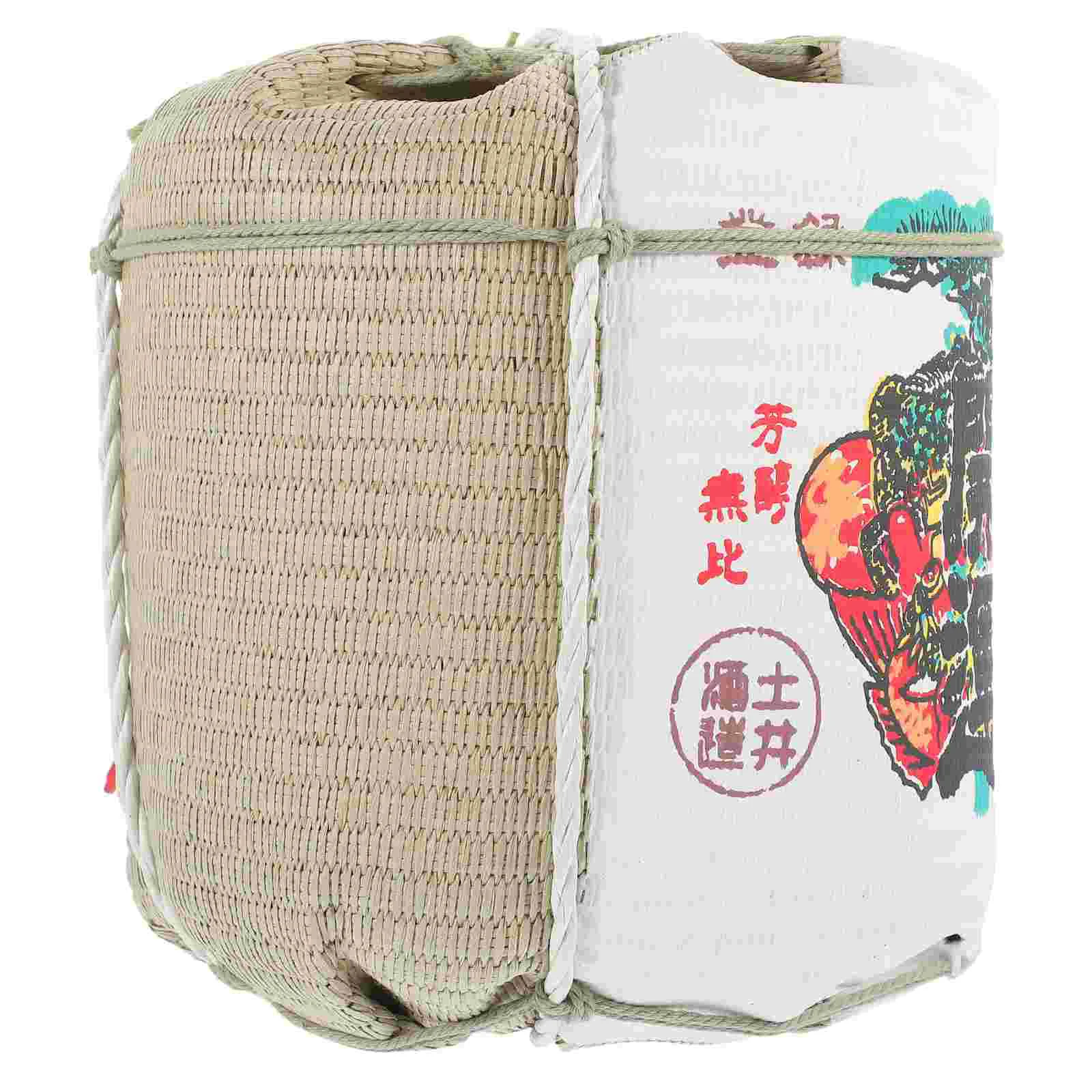 

Decorative Barrel Decoration Japanese Style Props Sushi Shop Ornament Home Models Bottle for Restaurant