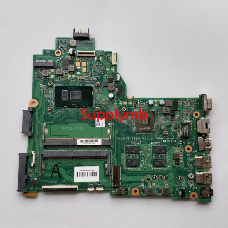 

928341-001 Motherboard 928341-601 DA0P1BMB6D0 I3-6006U CPU 216-0867071 GPU for HP 240 246 G6 14-BS Laptop NB Mainboard Tested