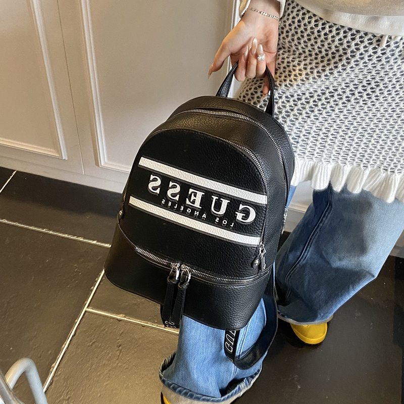 Classic Designer Tote Bag Women Love - Spacious Shopper with Retro Texture & Chic Parisian Style Logo Detailing