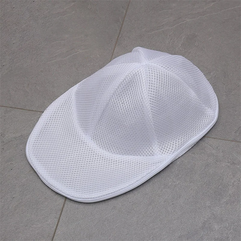 laundry bag clothes washing bag baseball cap washing bag 1/2pcs Hat Wash Protector Baseball Cap Cleaner Laundry Bag Wash Hat Bag Washing Machine Mesh Household Cleaning Supplies