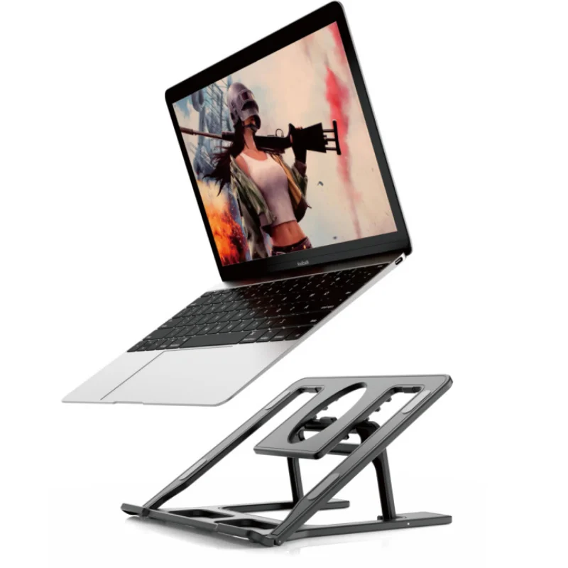Laptop Stand Folding Adjustable For Macbook Tablet Notebook Stand Accessories Desktop Heat Dissipation Portable