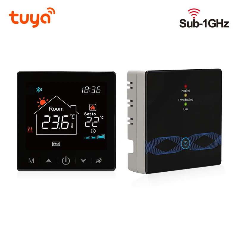 Tuya Smart Home Wifi Thermostaat 433Mhz Gas Boiler Water Verwarming