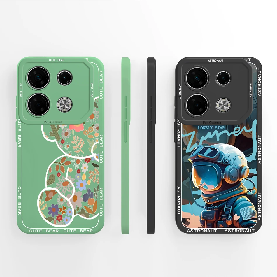 Cute Panda Soft Liquid Silicone Phone Case - Enhanced Protection and Style