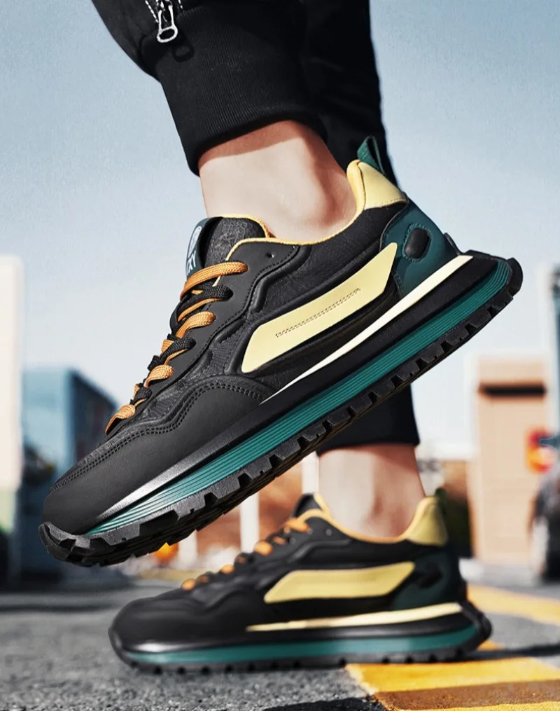 Trend Men Versatile Sneakers 2026 Autumn High Quality Comfortable Platform Sports Running Shoes Outdoor Youth Shoes for Men Plus