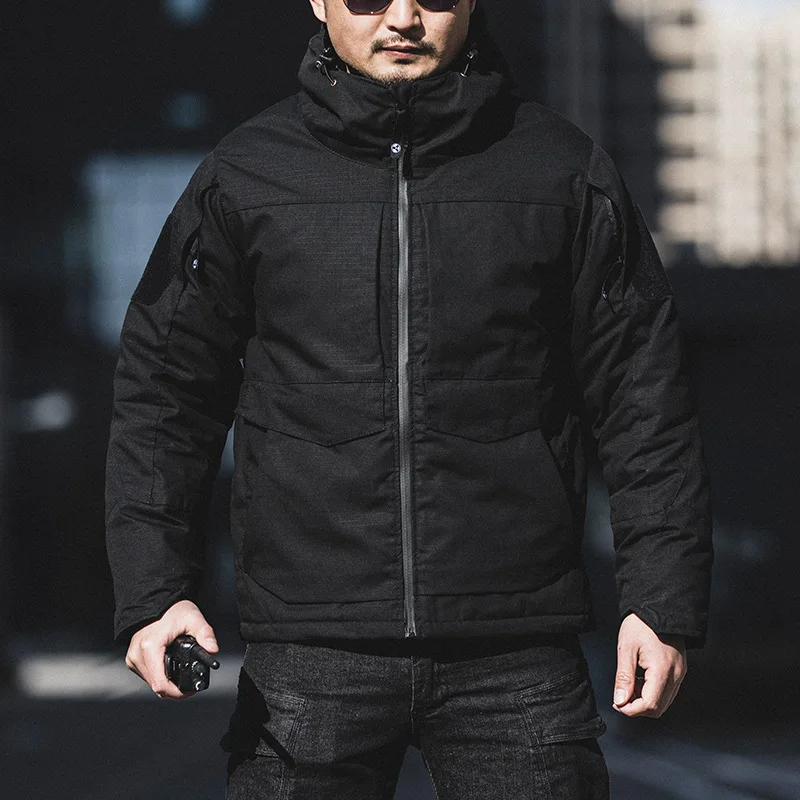 M65 Winter Tactical Parka Outdoor Heat Reflection Warm Camouflage Jacket Coat Multicam Pockets Camping Hiking Jackets 3