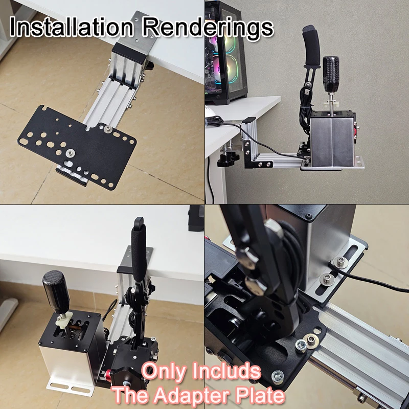 USB ハンドブレーキアダプターボードギアシフターブラケット SIM 