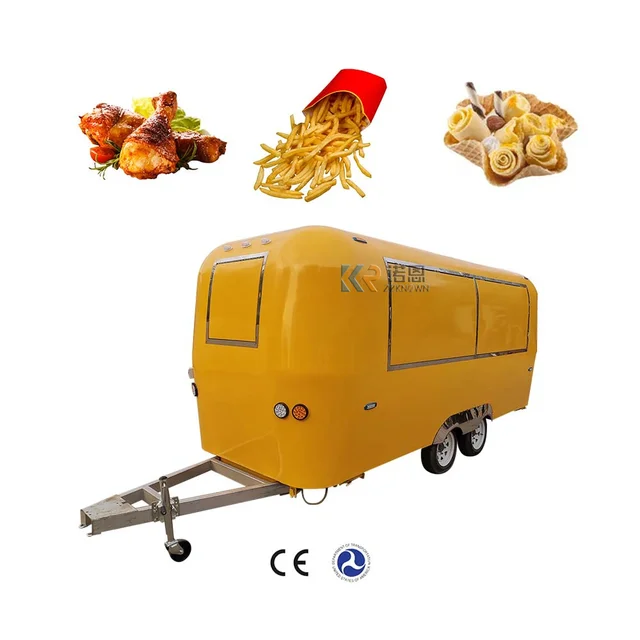 Airstream food trailer with DOT CE certificate