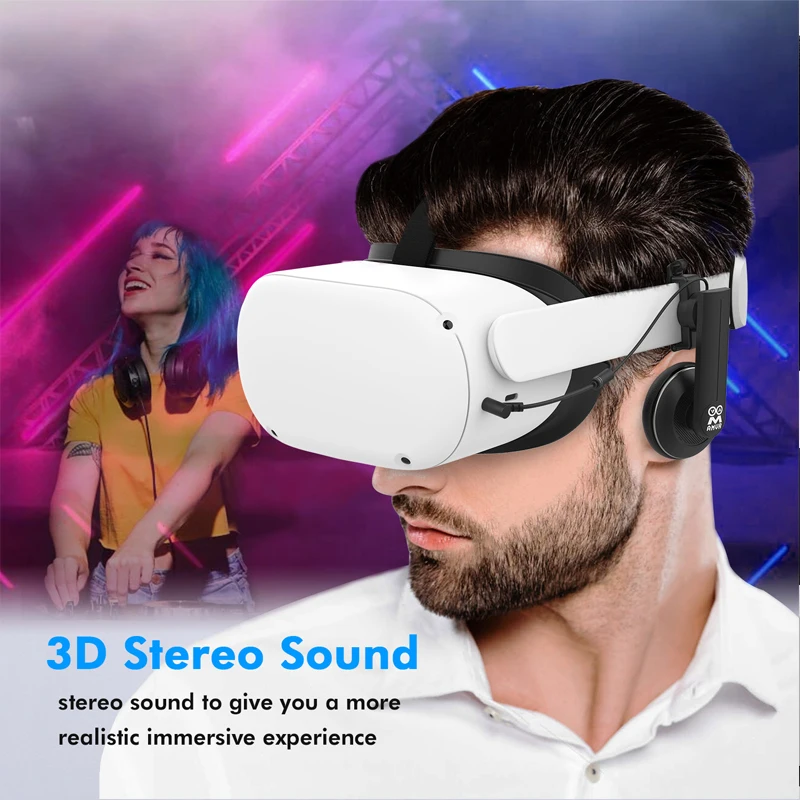 VR Headphone For Oculus Quest 2 In-ear all-in-one headset Gaming Earphones VR Accessorie