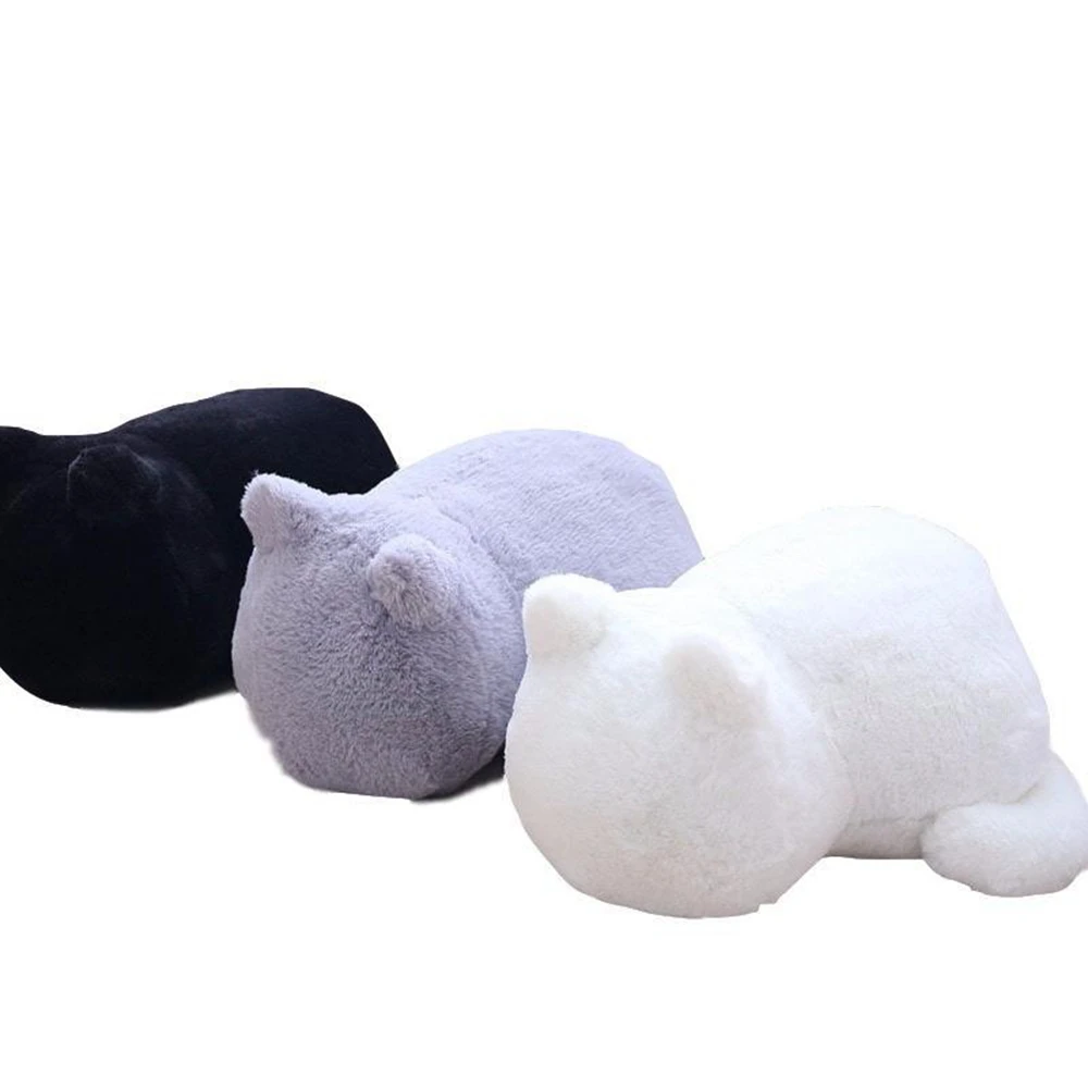 

22CM Cat Doll Stuffed Animal Girl Adorable Lying On The Cat Playing With Children's Holiday Gifts
