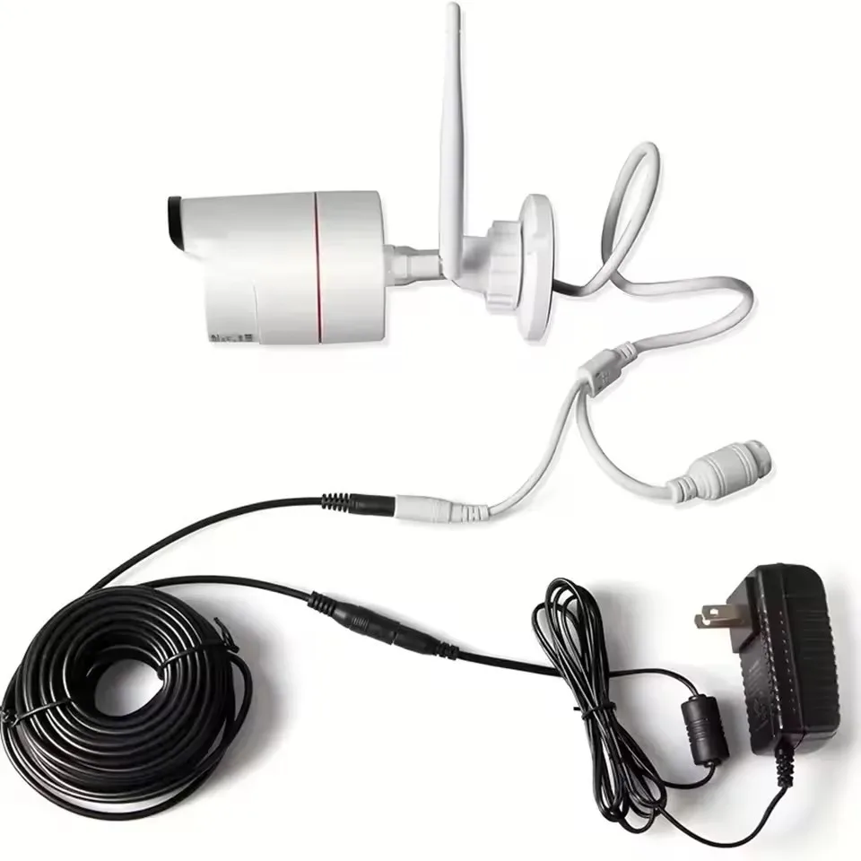 DC Power Connector Extension Cord with 5.5mm x 2.1mm Adapter Plug