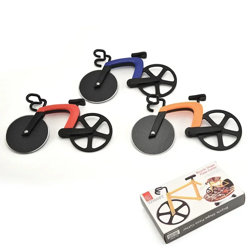 Stainless Steel Bicycle Shaped Pizza Cutter 4