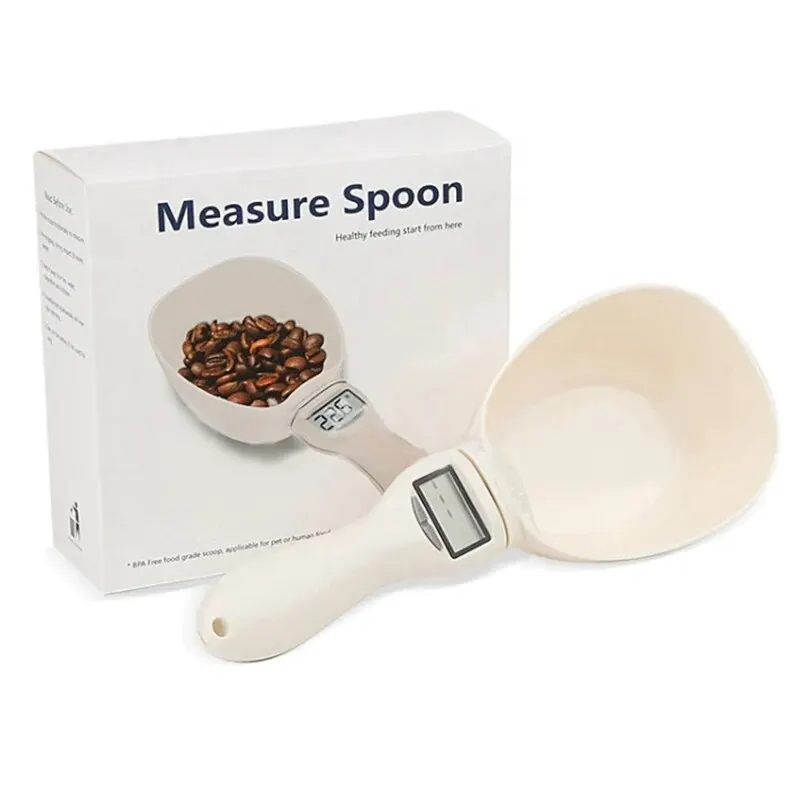 pet food measuring spoon Pet Food Measuring Spoon Scale Kitchen Digital Suitable for Cat and Dog
