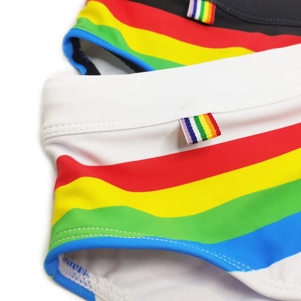 Gay Swim Briefs UXH Swimwear Pride Swim Briefs