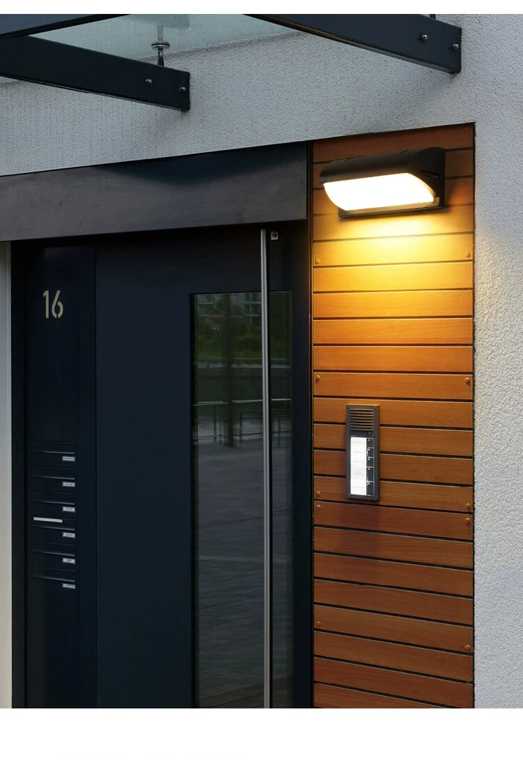 Description Picture 3 of itemOutdoor Balcony Garden Lights Led Wall Light Waterproof IP65 Motion Sensor Led Outdoor Lighting Porch Lights Outdoor Wall Lamp