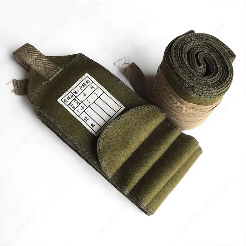 WW2 UK Army Equipment P37 Woolen Leggings REPLICA ARMY GREEN ZWJP