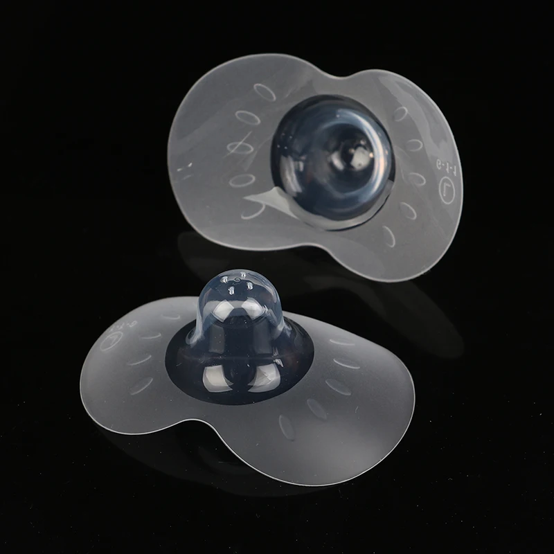2pcs Silicone Nipple Protectors Feeding Mothers Nipple Shields Protection Cover Breastfeeding with Clear Carrying Case 3