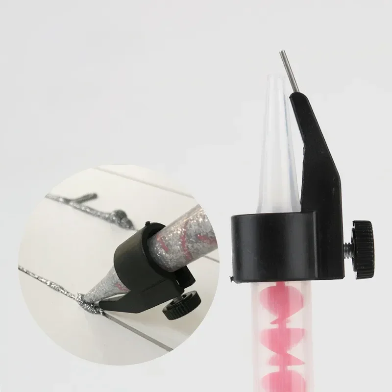 Multifunctional Plastic Floor Tile Grout Sealants Assistant Glue Nozzle Fixed Locator Auxiliary Construction Home Repair Tool