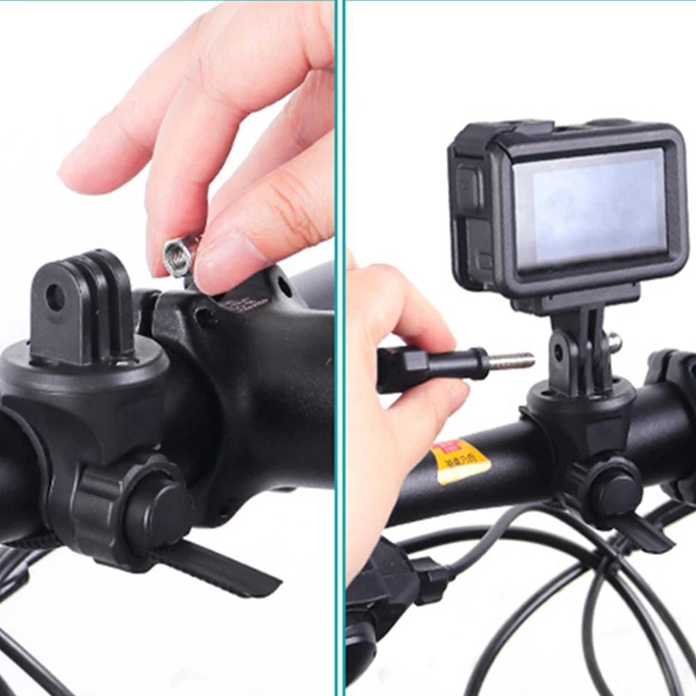 MTB Bike Camera Stand Universal Road Bicycle Round/Flat Handlebar Camera Mount Holder Anti-Slip For-Gopro Accessories