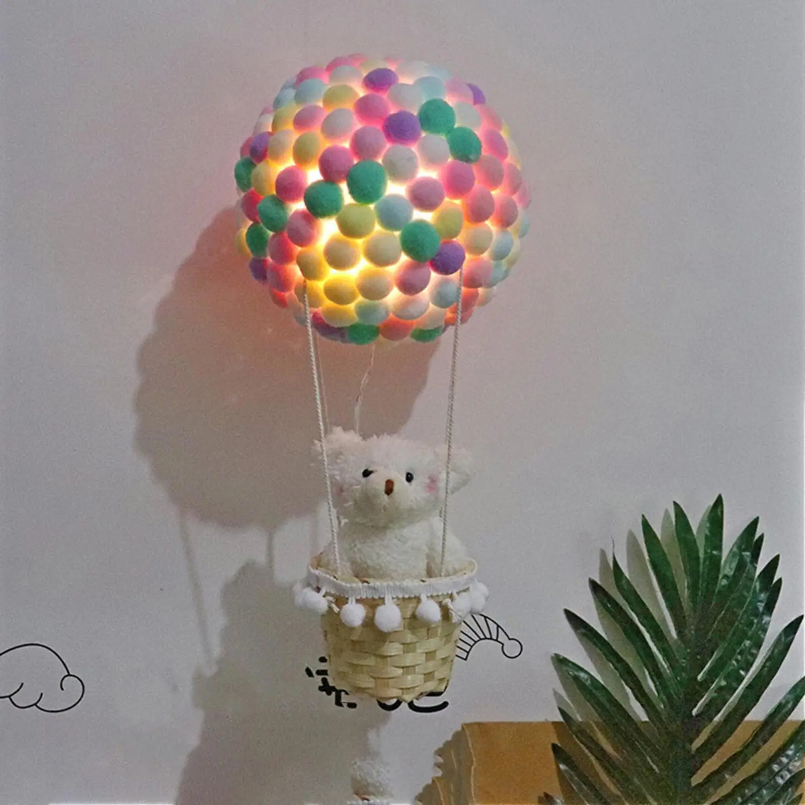 Hot Air Balloon Night Light Material Package DIY Handmade for Birthday Gift