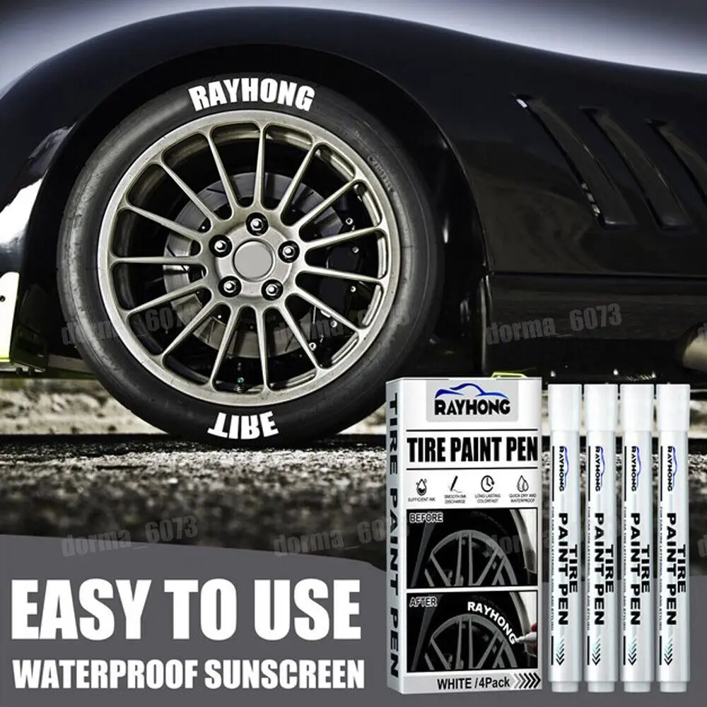 цена Auto Accessories Tire Paint Marker Pen Safe Material Paint Pen High Quality  for Car