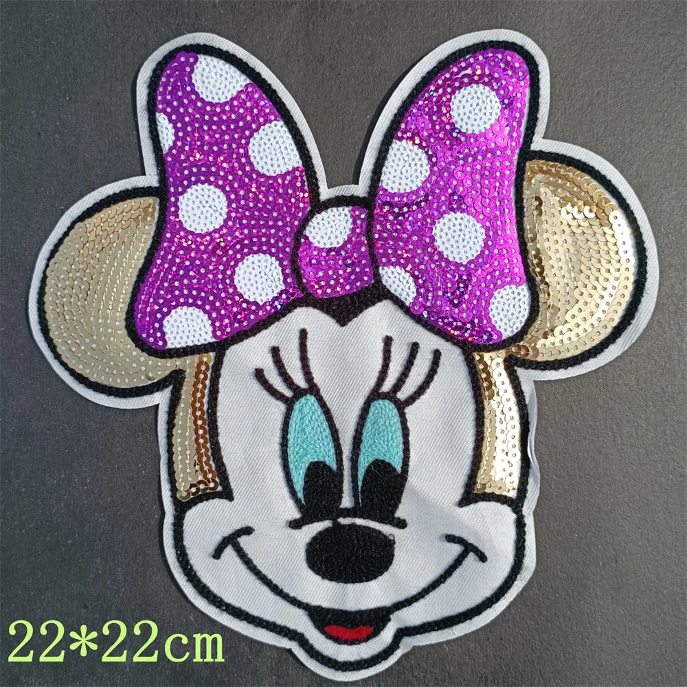 Disney Iron On Patches For Clothing Embroidery/fusible Patch Embroidered  Patches On Clothes Jackets Sewing Applique - Patches - AliExpress