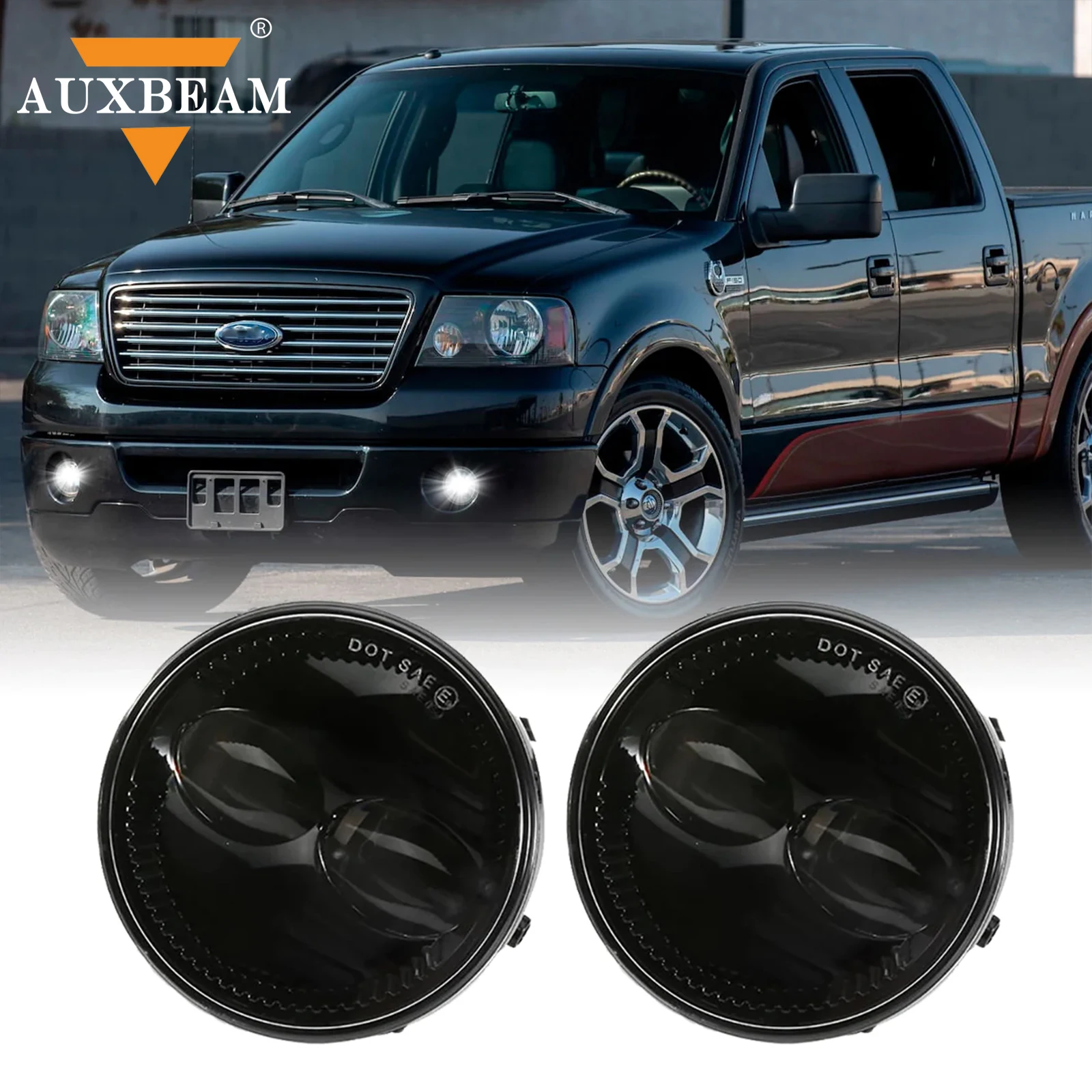 

12V 30W LED Fog Light for Ford F150 2006-2014 6000K White Plug & play Driving DRL Fog Light IP67 Waterproof 2400 Lumens