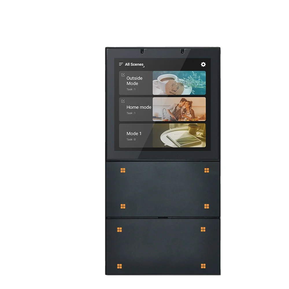 

New Design Smart Home System Tuya Zigbee Wall Switch Control Panel Home Automation WiFi Touch Screen Android 8.1 Wall Amplifier