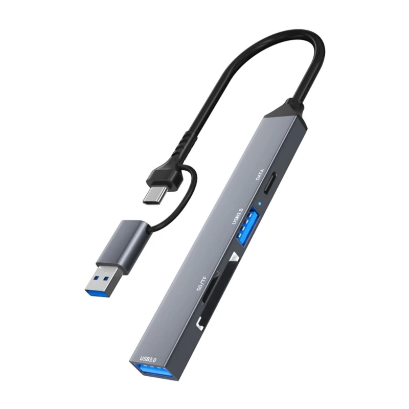 

Multiport USB C Hub with Card Reader Expand Your Laptop Connectivities P9JB