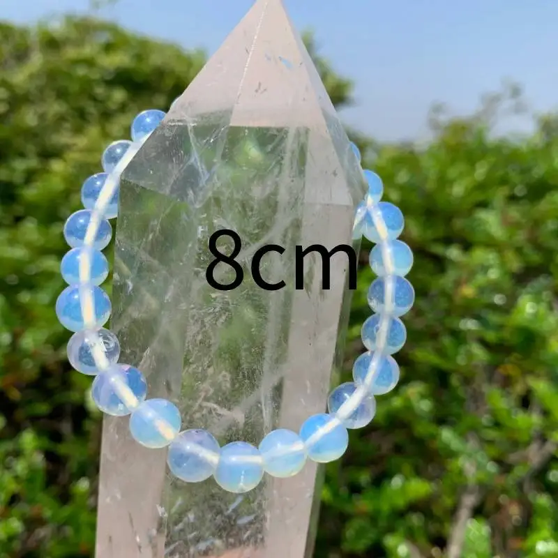 Clear Opalite Crystal Chip Stone Healing Reiki Adjustable Handmade Bracelet  Gift | eBay