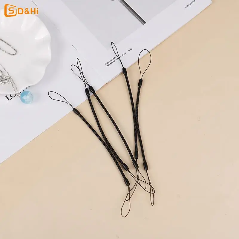 스타일러스 용수철 보안 코드 휴대 전화 랜야드 플라스틱 용수철 코드, 전화 스트랩 키 코드, 용수철 로프, 랜야드 걸이 스트링, 5 개