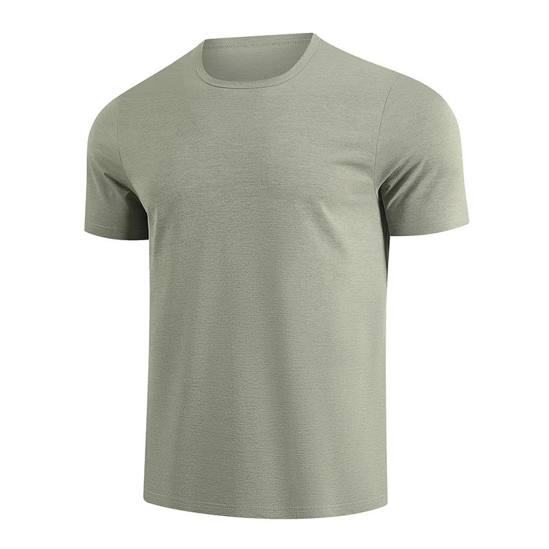 Men Casual Summer T Shirt Soft Short Sleeve O Neck Daily Top Beach Tee Wear Gift