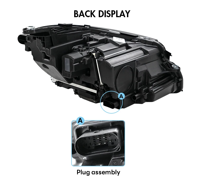LED-Scheinwerfer für 2016-2021 Mercedes-Benz E-Klasse W213 E200 E260 E300 E350 LED-Version Scheinwerfer-Baugruppe 6000K Kaltweiß – Detail 5